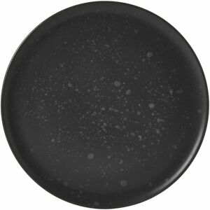 Premier Housewares - Dinner Plate With Chic Grey Finish Stoneware Plate Ideal For Everyday Use Unique Stoneware Dinnerware Serving Plates 28 x 2 x 28