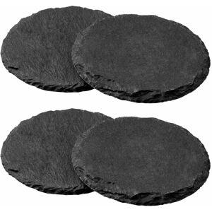 Slate Round Coasters - Set of 4 - Premier Housewares