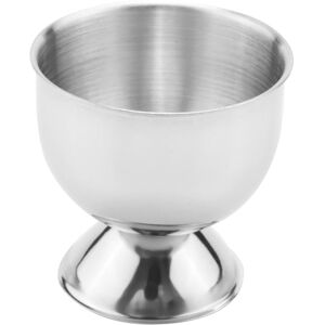 Woosien - Stainless steel egg cup tray for soft boiled egg cups, can be made from small wine glasses, 6 sets