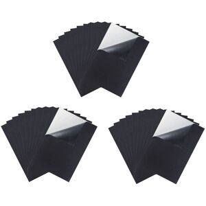 TLILY Black Adhesive Back Felt Sheets Fabric Sticky Back Sheets Self-Adhesive and Water , 30 PCS