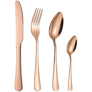 COOCHEER 16-piece stainless steel cutlery set, elegant tableware COOCHEER 16-piece stainless steel cutlery set, elegant tableware