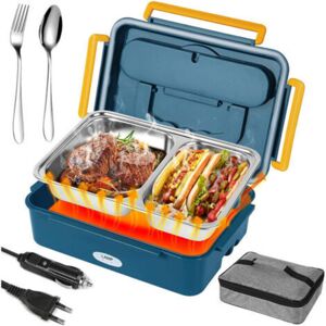 SNQ 3-in-1 Heated Lunch Box, Insulated Lunch Box, 1.2L Capacity, Electric, 220V/12V-24V, 25x18x8cm (LxWxH) SNQ 3-in-1 Heated Lunch Box, Insulated Lunch Box, 1.2L Capacity, Electric, 220V/12V-24V, 25x18x8cm (LxWxH)