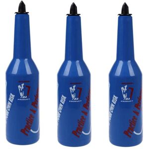 TLILY 3X Flair Bartender Bartending Practice Bar Pub Wine Bottle Cocktail Shaker - Blue TLILY 3X Flair Bartender Bartending Practice Bar Pub Wine Bottle Cocktail Shaker - Blue