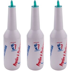 TLILY 3X Flair Bartender Bartending Practice Bar Pub Wine Bottle Cocktail Shaker - White TLILY 3X Flair Bartender Bartending Practice Bar Pub Wine Bottle Cocktail Shaker - White