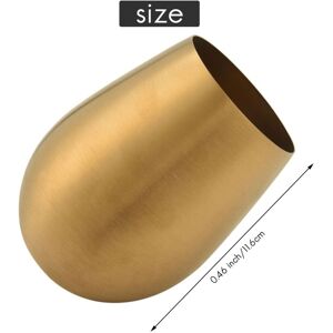 Tlily - 500Ml Beer Wine Cup Beer Tumbler Cocktail Juice Milk Cup Metal Drinking Mug Gold Tlily - 500Ml Beer Wine Cup Beer Tumbler Cocktail Juice Milk Cup Metal Drinking Mug Gold