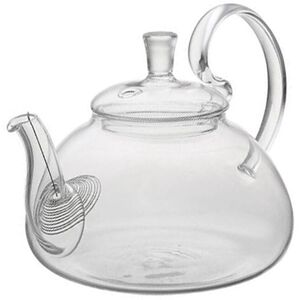 TLILY 650Ml Heat Resistant High Handle Flower Coffee Glass Tea Pot Blooming Teapot with Strainer TLILY 650Ml Heat Resistant High Handle Flower Coffee Glass Tea Pot Blooming Teapot with Strainer