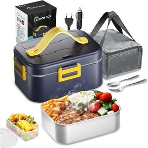 TORMATOR 75W Electric Heated Lunch Box, 1.8L, Fast Heating, 12V/24V/220V, 3-in-1 Portable Meal Box TORMATOR 75W Electric Heated Lunch Box, 1.8L, Fast Heating, 12V/24V/220V, 3-in-1 Portable Meal Box