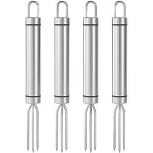 CCYKXA 4-Piece Potato Fork Set, 18.8x2cm, Stainless Steel Corn Fork with 3 Prongs, Dishwasher Safe, Versatile Tool for Fruits, Vegetables, Camping CCYKXA 4-Piece Potato Fork Set, 18.8x2cm, Stainless Steel Corn Fork with 3 Prongs, Dishwasher Safe, Versatile Tool for Fruits, Vegetables, Camping
