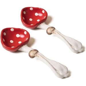 CCYKXA Set of 2 cute matte ceramic soup spoons for dessert, breakfast, soup CCYKXA Set of 2 cute matte ceramic soup spoons for dessert, breakfast, soup