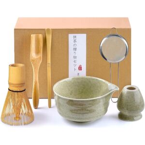 YS-YALOTRS Complete Matcha Kit - 6-Piece Matcha Whisk Set with Bamboo Matcha Whisk, Matcha Bowl, Matcha Powder Sifter, 2 Spoons, Whisk Stand, Matcha Accessories YS-YALOTRS Complete Matcha Kit - 6-Piece Matcha Whisk Set with Bamboo Matcha Whisk, Matcha Bowl, Matcha Powder Sifter, 2 Spoons, Whisk Stand, Matcha Accessories