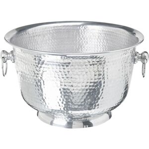 BELIANI Decorative Bowl POMPEII Metal Silver BELIANI Decorative Bowl POMPEII Metal Silver