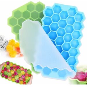 HÉLOISE Ice Cube Trays with Lids, 74 Cubes Silicone Ice Cubes Hexagon Silicone Silica Gel Ice Cube Mold Flexible Ice Cube Bags for diy Cold Drinks, Whiskey, HÉLOISE Ice Cube Trays with Lids, 74 Cubes Silicone Ice Cubes Hexagon Silicone Silica Gel Ice Cube Mold Flexible Ice Cube Bags for diy Cold Drinks, Whiskey,