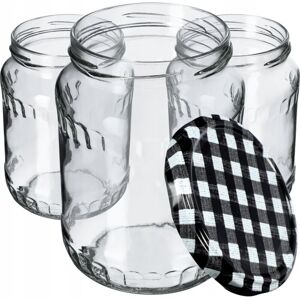 KADAX 48-piece set of 720 ml jam jars with screw-on lids and twist-off closures (black tiles) KADAX 48-piece set of 720 ml jam jars with screw-on lids and twist-off closures (black tiles)