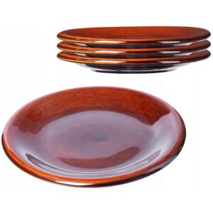 KADAX clay plate with ceramic coating, dinner plate, small, 19 cm, set of 4 KADAX clay plate with ceramic coating, dinner plate, small, 19 cm, set of 4