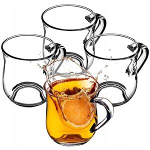 KADAX Glasses with Handle for Tea and Coffee, Thick Glass Tea Glasses 320ml KADAX Glasses with Handle for Tea and Coffee, Thick Glass Tea Glasses 320ml