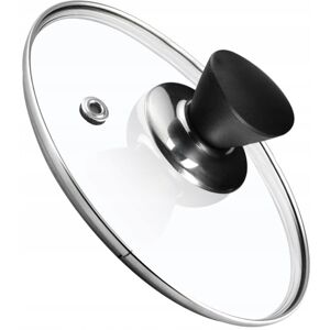 KADAX Pot Lid, Universal Glass Lid with Matte Black Handle, Lid, 14 cm KADAX Pot Lid, Universal Glass Lid with Matte Black Handle, Lid, 14 cm