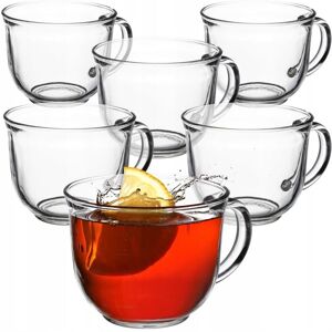 KADAX Tea Glasses with Handles, 480 ml Glass Cup Set, 480 ml, 6 Pieces KADAX Tea Glasses with Handles, 480 ml Glass Cup Set, 480 ml, 6 Pieces