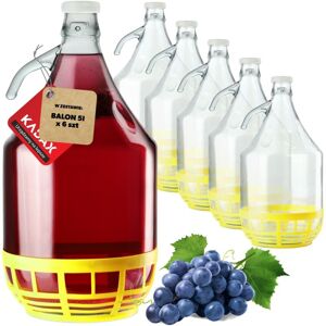 KADAX Wine Balloon, Glass Balloon for Wine, Glass Wine Barrel, Fermentation Balloon, Glass Wine Barrel, Swing Top KADAX Wine Balloon, Glass Balloon for Wine, Glass Wine Barrel, Fermentation Balloon, Glass Wine Barrel, Swing Top