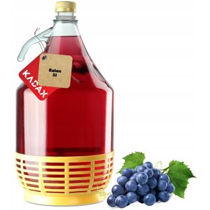 KADAX Wine Balloon, Glass Balloon for Wine, Narrow Opening, Fermentation Balloon, 5L KADAX Wine Balloon, Glass Balloon for Wine, Narrow Opening, Fermentation Balloon, 5L