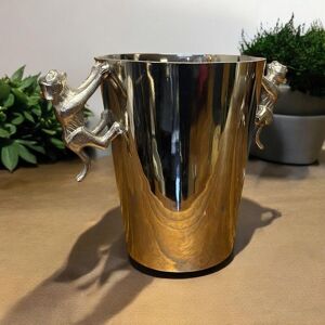 Leopard Champagne Bucket - Aluminium - L23 x W23 x H23 cm Leopard Champagne Bucket - Aluminium - L23 x W23 x H23 cm