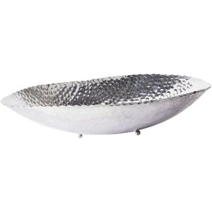 Beliani - Leaf-Shaped Metal Plate Decor - 80 cm Glamorous Finish Beliani - Leaf-Shaped Metal Plate Decor - 80 cm Glamorous Finish