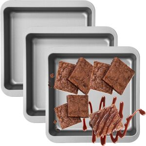 STORM TRADING GROUP 1 x Non-Stick Brownie Pan Tray Bake with Loose Base STORM TRADING GROUP 1 x Non-Stick Brownie Pan Tray Bake with Loose Base