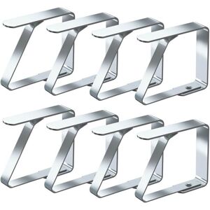 SNQ Pieces Tablecloth Clips - Stainless Steel Tablecloth Clips - Tablecloth Clips for Kitchen, Party, Restaurant and Wedding Occasions (Tableware) SNQ Pieces Tablecloth Clips - Stainless Steel Tablecloth Clips - Tablecloth Clips for Kitchen, Party, Restaurant and Wedding Occasions (Tableware)