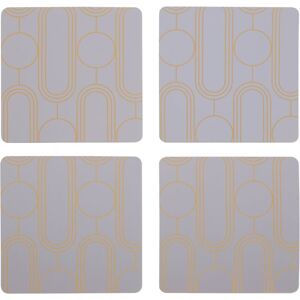 Premier Housewares - Placemats And Coaster Square Sets 4 Purple Patterned Table Mats And Coasters Set Contemporary Coasters Durable Textured Coasters Premier Housewares - Placemats And Coaster Square Sets 4 Purple Patterned Table Mats And Coasters Set Contemporary Coasters Durable Textured Coasters