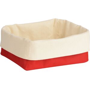 Premier Housewares - Red/Cream Folded Design Small Bread Basket Premier Housewares - Red/Cream Folded Design Small Bread Basket