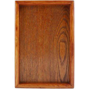 Groofoo - Rectangle Wooden Tea Tray Serving Table Plate Snacks Food Storage Dish for Hotel Home(2215cm) Groofoo - Rectangle Wooden Tea Tray Serving Table Plate Snacks Food Storage Dish for Hotel Home(2215cm)