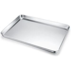 TEHTUY Rectangular stainless steel 304 tray for cooking rice and bread, 40 x 60 cm TEHTUY Rectangular stainless steel 304 tray for cooking rice and bread, 40 x 60 cm