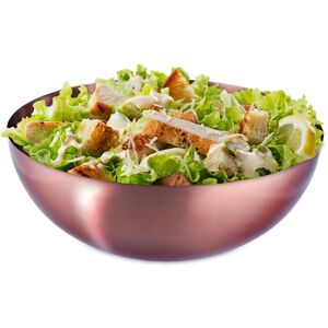 Relaxdays - Set of 4 Serving Bowls, Stainless Steel, ø 31.5 cm, Modern Design, for Salad & Snacks, Baking & Mixing, Copper Relaxdays - Set of 4 Serving Bowls, Stainless Steel, ø 31.5 cm, Modern Design, for Salad & Snacks, Baking & Mixing, Copper