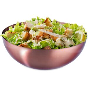 Serving Bowl, Stainless Steel, ø 31.5 cm, Modern Design, for Salad & Snacks, Baking & Mixing, 5 Litres, Copper - Relaxdays Serving Bowl, Stainless Steel, ø 31.5 cm, Modern Design, for Salad & Snacks, Baking & Mixing, 5 Litres, Copper - Relaxdays
