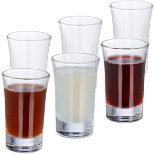 Relaxdays - 48x Shot Glasses, 4 cl Volume, for Liqueurs & Spirits, for Festivals & Parties, Dishwasher Safe, Transparent Relaxdays - 48x Shot Glasses, 4 cl Volume, for Liqueurs & Spirits, for Festivals & Parties, Dishwasher Safe, Transparent