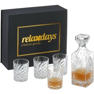 Relaxdays - Transparent Whisky Glasses, Set of 4, 200 ml, Elegant Crystal Look, Modern Drink Containers for the Home Bar Relaxdays - Transparent Whisky Glasses, Set of 4, 200 ml, Elegant Crystal Look, Modern Drink Containers for the Home Bar