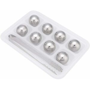 LUNE Reusable Stainless Steel Ice Balls Cool Wine Whiskey Beverage Cooler Stones with Clip (Ball) LUNE Reusable Stainless Steel Ice Balls Cool Wine Whiskey Beverage Cooler Stones with Clip (Ball)