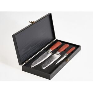 BELIANI Set of 3 Knives KASHIWA Brown BELIANI Set of 3 Knives KASHIWA Brown