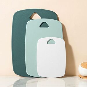 TEHTUY Set of 3 plastic cutting boards, kitchen cutting boards, thick cutting boards for meat, vegetables, and fruit, with easy-grip handles, dishwasher safe TEHTUY Set of 3 plastic cutting boards, kitchen cutting boards, thick cutting boards for meat, vegetables, and fruit, with easy-grip handles, dishwasher safe