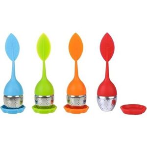 SNQ Set of 4 Tea Infuser, Tea Leaf Infuser, Diffuser Filter, Tea Leaf Shaped Tea Strainer, Silicone Tea Infuser, Tea Infuser with Tray, Tea Ball, SNQ Set of 4 Tea Infuser, Tea Leaf Infuser, Diffuser Filter, Tea Leaf Shaped Tea Strainer, Silicone Tea Infuser, Tea Infuser with Tray, Tea Ball,