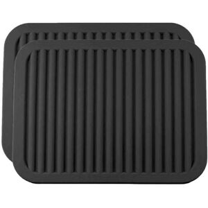 WOIYIC Table Trivet Mat Silicone Hot Pad Placemat Trivets Waterproof Hot Pots and Pans Heat Insulation for Kitchen Dinner (Black) WOIYIC Table Trivet Mat Silicone Hot Pad Placemat Trivets Waterproof Hot Pots and Pans Heat Insulation for Kitchen Dinner (Black)