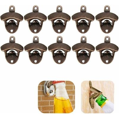 ODIPIE 10 pieces wall bottle opener wall bottle opener ODIPIE 10 pieces wall bottle opener wall bottle opener