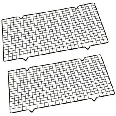 HÉLOISE 2 pcs Pastry Cooling Rack, 40 25cm Cooling Rack, Patisserie Rack, Cake Cooling Rack, Cake Mold Cooling Rack for Household Pastry Cafe HÉLOISE 2 pcs Pastry Cooling Rack, 40 25cm Cooling Rack, Patisserie Rack, Cake Cooling Rack, Cake Mold Cooling Rack for Household Pastry Cafe