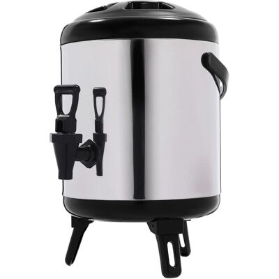 CNCEST 6L Insulated Beverage Hot Water & Drink Dispenser w/ Tap Stainless Steel for travels, cafes, buffets, hotels, restaurants, milk tea shops CNCEST 6L Insulated Beverage Hot Water & Drink Dispenser w/ Tap Stainless Steel for travels, cafes, buffets, hotels, restaurants, milk tea shops