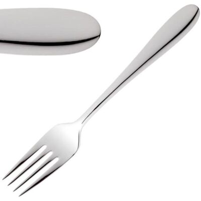 Amefa Oxford Dessert Forks - Set of 12 - Steel Amefa Oxford Dessert Forks - Set of 12 - Steel