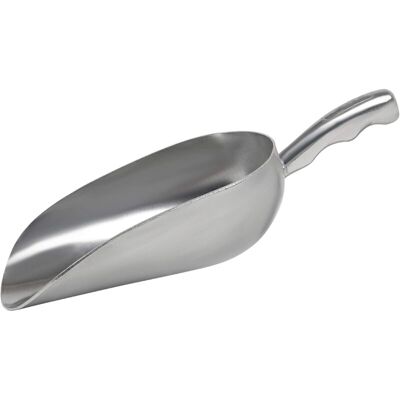 Groofoo - Cast Aluminum Utility Scoop - 12 oz. - Round Bottom, ice scoop For Multi-Purpose Use, With Finger Groove Handle (Hand Wash Only) (12 oz.) Groofoo - Cast Aluminum Utility Scoop - 12 oz. - Round Bottom, ice scoop For Multi-Purpose Use, With Finger Groove Handle (Hand Wash Only) (12 oz.)