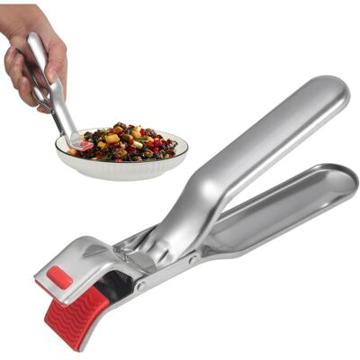 CCYKXA Anti-scalding tongs for air fryers and ovens, non-slip stainless steel pizza grill plate - safe kitchen accessories for hot dishes, pots and CCYKXA Anti-scalding tongs for air fryers and ovens, non-slip stainless steel pizza grill plate - safe kitchen accessories for hot dishes, pots and