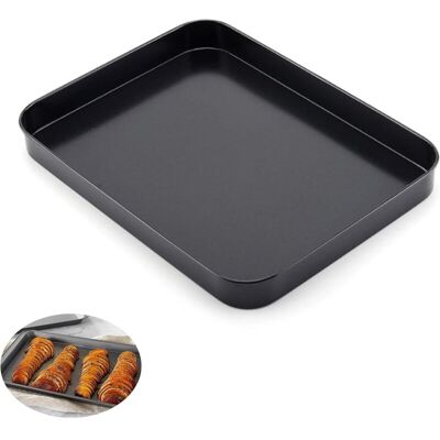 HÉLOISE Mini Rectangular Baking Sheet Rectangular Baking Dish Carbon Steel Oven Dish Premium Non-Stick Coating Baking Dish for Baking Kitchen Serving Oven HÉLOISE Mini Rectangular Baking Sheet Rectangular Baking Dish Carbon Steel Oven Dish Premium Non-Stick Coating Baking Dish for Baking Kitchen Serving Oven