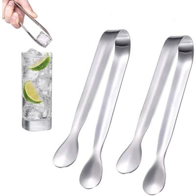 OEM Set Of 2 Stainless Steel Sugar Tongs For Candy Bar, Ice Tongs, Sugar And Ice Cube Tongs, Dessert Tongs, For Buffet, Silver OEM Set Of 2 Stainless Steel Sugar Tongs For Candy Bar, Ice Tongs, Sugar And Ice Cube Tongs, Dessert Tongs, For Buffet, Silver