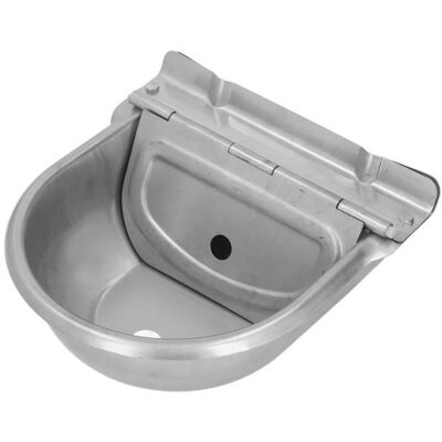 OUTHWAITE Wall-mounted Stainless Steel Cow Drinking Bowl - Embottle - Centralized Management - Size: 27.5x27x12cm OUTHWAITE Wall-mounted Stainless Steel Cow Drinking Bowl - Embottle - Centralized Management - Size: 27.5x27x12cm
