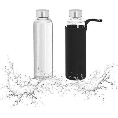 Relaxdays 2 Bottle Reusable Water Bottles Relaxdays 2 Bottle Reusable Water Bottles
